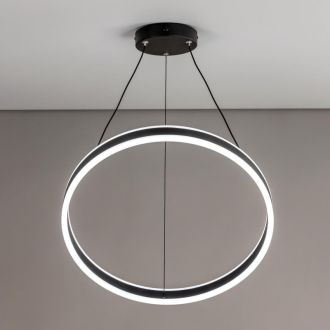 Подвесная люстра Citilux Дуэт CL719501, LED 53 Вт, черный/белый