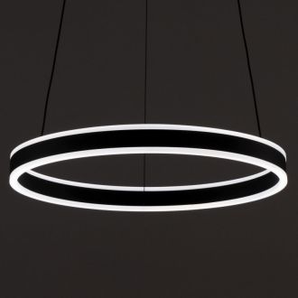 Подвесная люстра Citilux Дуэт CL719501, LED 53 Вт, черный/белый