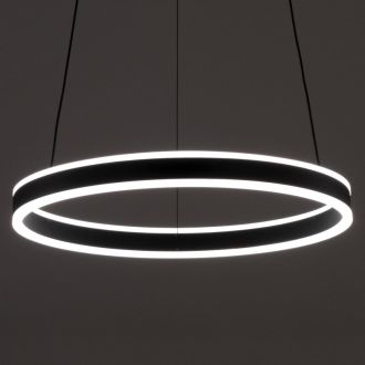 Подвесная люстра Citilux Дуэт CL719501, LED 53 Вт, черный/белый
