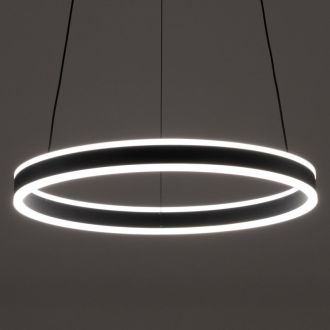 Подвесная люстра Citilux Дуэт CL719501, LED 53 Вт, черный/белый