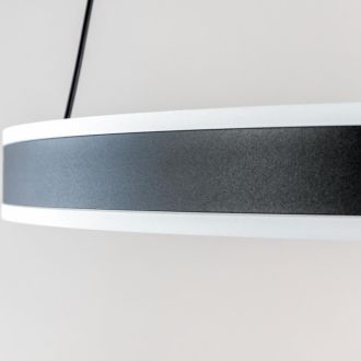 Подвесная люстра Citilux Дуэт CL719501, LED 53 Вт, черный/белый