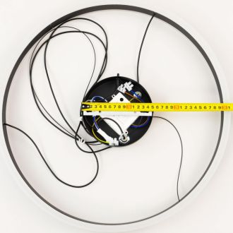 Подвесная люстра Citilux Дуэт CL719501, LED 53 Вт, черный/белый
