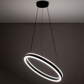 Подвесная люстра Citilux Дуэт CL719501, LED 53 Вт, черный/белый