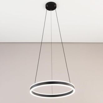 Подвесная люстра Citilux Дуэт CL719501, LED 53 Вт, черный/белый