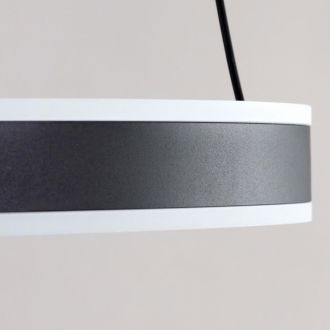 Подвесная люстра Citilux Дуэт CL719501, LED 53 Вт, черный/белый