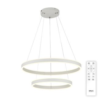 Каскадная люстра Citilux Дуэт CL719640, LED 108 Вт, белый, современный стиль