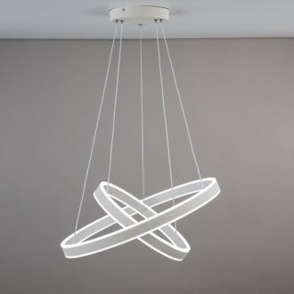 Каскадная люстра Citilux Дуэт CL719640, LED 108 Вт, белый, современный стиль