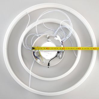 Каскадная люстра Citilux Дуэт CL719640, LED 108 Вт, белый, современный стиль