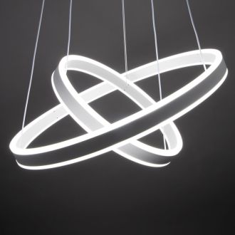 Каскадная люстра Citilux Дуэт CL719640, LED 108 Вт, белый, современный стиль