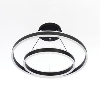 Каскадная люстра Citilux Дуэт CL719641, LED 108 Вт, черный, современный стиль