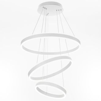 Подвесная люстра Citilux Дуэт CL719650, LED 145 Вт, белый, современный стиль