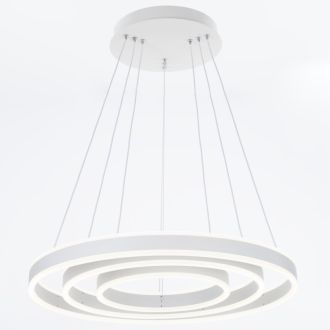 Подвесная люстра Citilux Дуэт CL719650, LED 145 Вт, белый, современный стиль