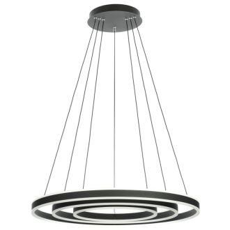 Подвесная люстра Citilux Дуэт CL719681, LED 195 Вт, черный, современный стиль