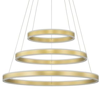 Подвесная люстра Citilux Дуэт CL719682, LED 195 Вт, золотой, современный стиль