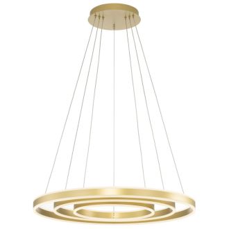 Подвесная люстра Citilux Дуэт CL719682, LED 195 Вт, золотой, современный стиль