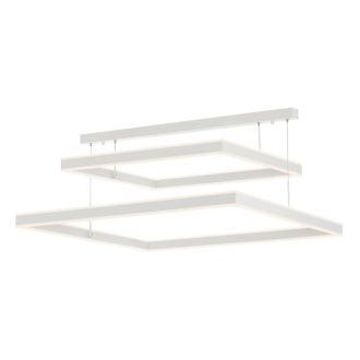 Каскадная люстра Citilux Дуэт CL719K210, LED 150 Вт, белый, современный стиль