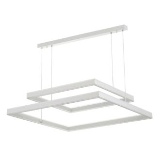 Каскадная люстра Citilux Дуэт CL719K210, LED 150 Вт, белый, современный стиль