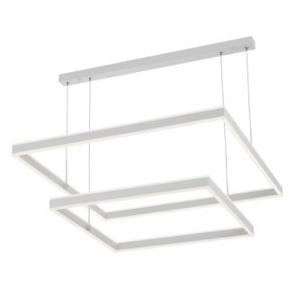 Каскадная люстра Citilux Дуэт CL719K210, LED 150 Вт, белый, современный стиль