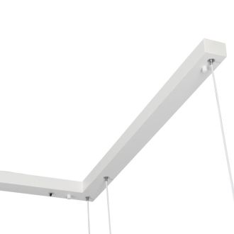 Каскадная люстра Citilux Дуэт CL719K310, LED 190 Вт, белый, современный стиль