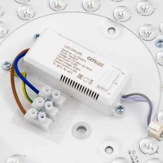 Накладной светильник Citilux Купер CL72424V1, LED 24 Вт, черный/белый