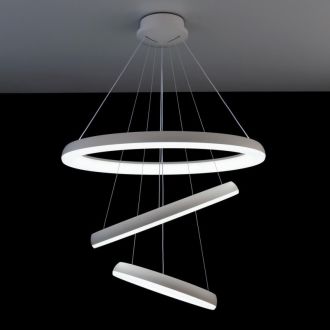 Каскадная люстра Citilux Юпитер Смарт CL730A150S, LED 170 Вт, белый
