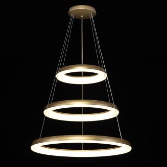 Подвесная люстра Citilux Юпитер Смарт CL730A152S, LED 170 Вт, золотой/белый
