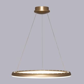 Подвесная люстра Citilux Юпитер CL730B092S, LED 95 Вт, золотой/белый
