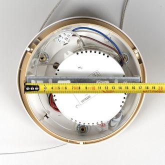 Подвесная люстра Citilux Юпитер CL730B092S, LED 95 Вт, золотой/белый