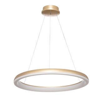 Подвесная люстра Citilux Юпитер CL730B092S, LED 95 Вт, золотой/белый