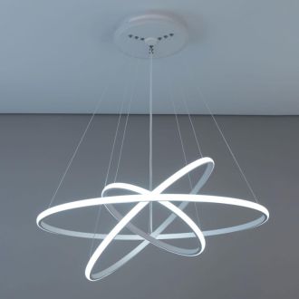 Каскадная люстра Citilux Неон Смарт CL731A090E, LED 110 Вт, белый