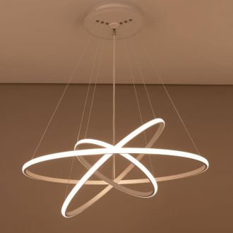 Каскадная люстра Citilux Неон Смарт CL731A090E, LED 110 Вт, белый