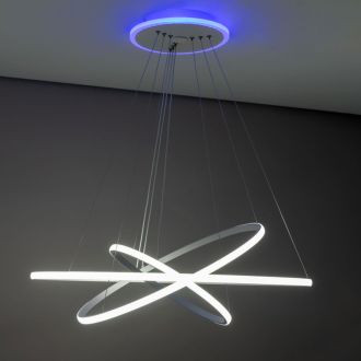 Каскадная люстра Citilux Неон Смарт CL731A090E, LED 110 Вт, белый