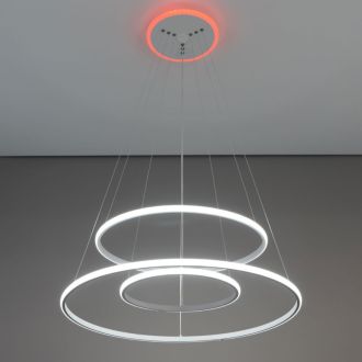 Каскадная люстра Citilux Неон Смарт CL731A090E, LED 110 Вт, белый