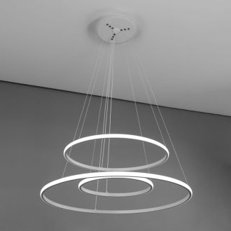 Каскадная люстра Citilux Неон Смарт CL731A090E, LED 110 Вт, белый