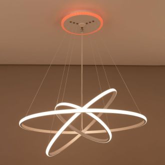 Каскадная люстра Citilux Неон Смарт CL731A090E, LED 110 Вт, белый