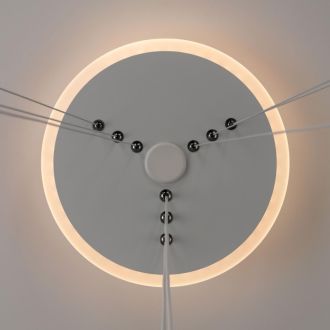 Каскадная люстра Citilux Неон Смарт CL731A090E, LED 110 Вт, белый