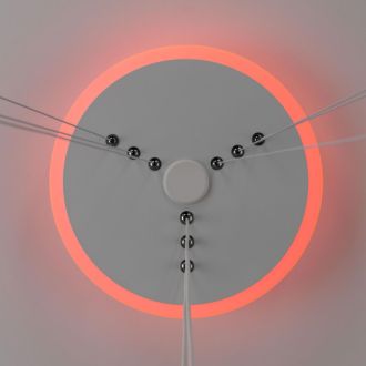 Каскадная люстра Citilux Неон Смарт CL731A090E, LED 110 Вт, белый