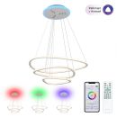 Каскадная люстра Citilux Неон Смарт CL731A330E, LED 140 Вт, белый Каскадная люстра Citilux Неон Смарт CL731A330E, LED 140 Вт, белый