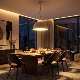 Подвесной светильник Citilux Floom CL736252, LED 45 Вт, коричневый