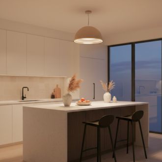 Подвесной светильник Citilux Floom CL736252, LED 45 Вт, коричневый