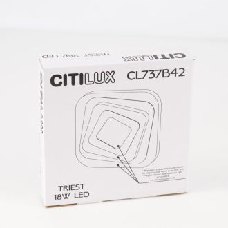 Накладной светильник Citilux Триест CL737B42, LED 18 Вт, белый