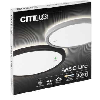 Накладной светильник Citilux Basic Line CL738240VL, LED 30 Вт, белый