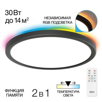 Накладной светильник Citilux Basic Line CL738241EL, LED 30 Вт, черный