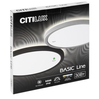 Накладной светильник Citilux Basic Line CL738241VL, LED 30 Вт, черный