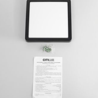 Накладной светильник Citilux Бейсик CL738K181V, LED 18 Вт, черный