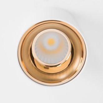Накладной светильник Citilux Старк CL7440103, LED 12 Вт, белый/золотой