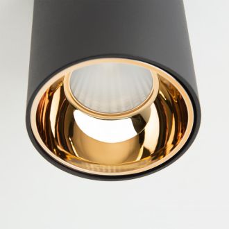 Накладной светильник Citilux Старк CL7440113, LED 12 Вт, черный/золотой