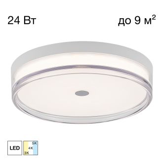 Накладной светильник Citilux Dixon CL747300V, LED 24 Вт, белый