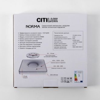 Накладной светильник Citilux Norma CL748K200, LED 23 Вт, белый