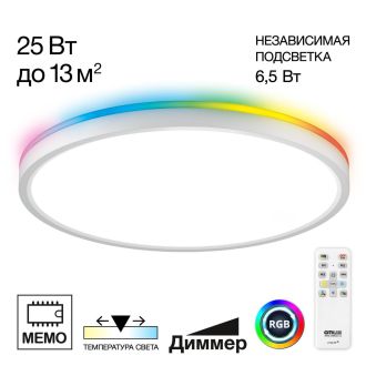 Накладной светильник Citilux Norma CL749320, LED 33 Вт, белый